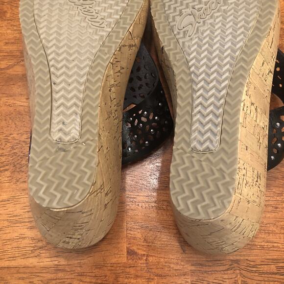 NEW Skechers Cali Beverlee - Pier Stroll Sandals Thongs Flip Flops Black Size 10 - Picture 10 of 11